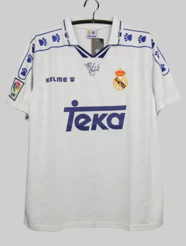 Real Madrid 1994-1996 Retro Home 'Teka' Jersey