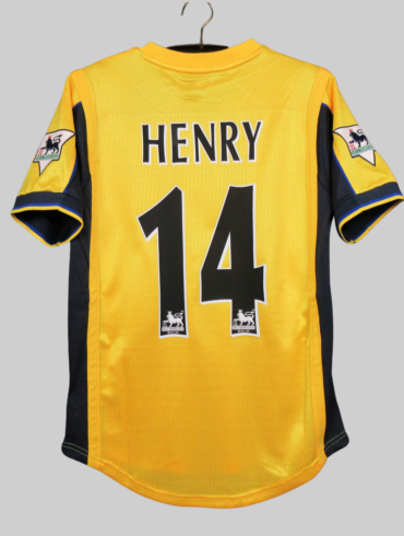 henry 14 sega arsenal nike retro vintage jersey 1999 2000 premier league shirt jersey top kit (1)