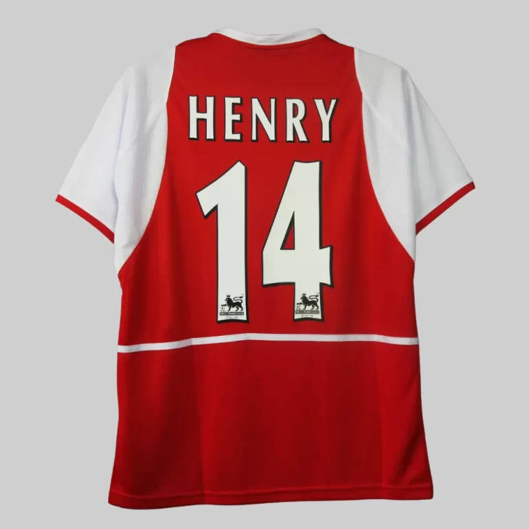 Arsenal 2002 2004 invincibles henry 14 retro classic shirt jersey o2 classic (4)