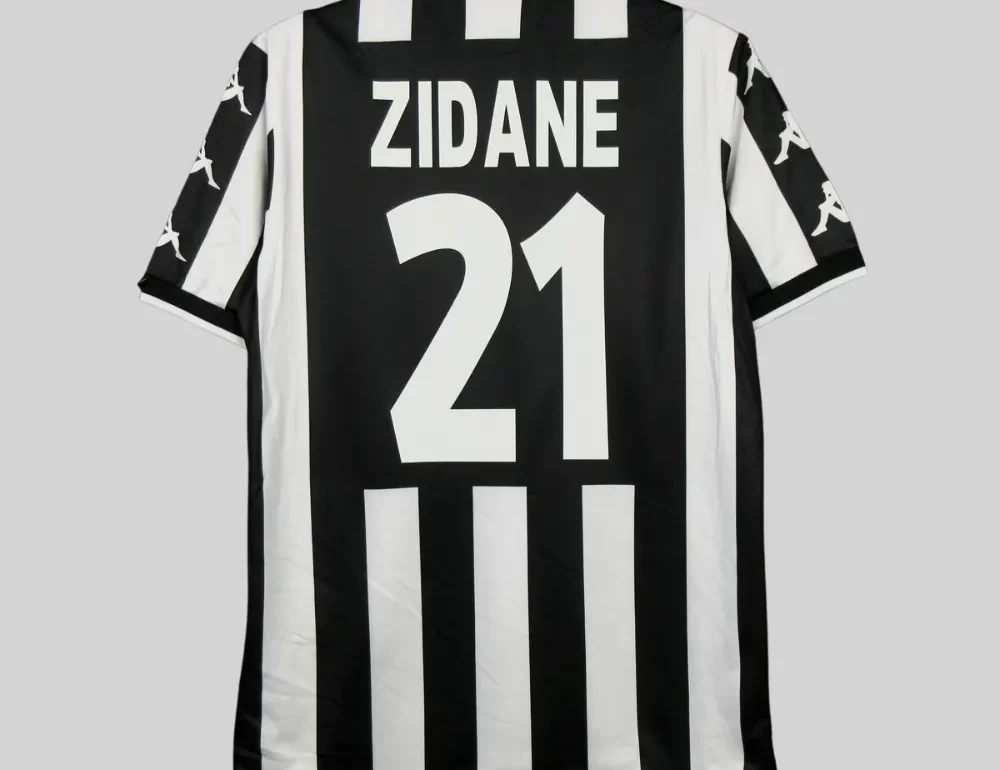 Maillot De Football Rétro Juventus Zidane - Saison 1999/2000, Taille XL, Neuf