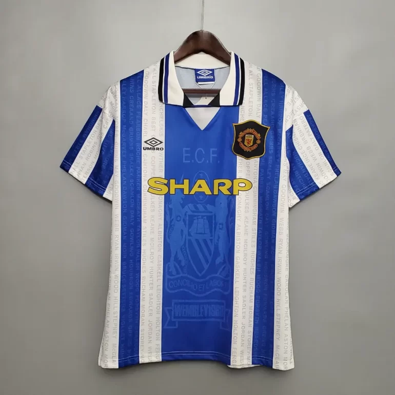 Manchester United 1994 1996 away blue white retro jersey shirt kit top sharp umbro classic (6)