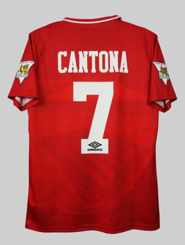 Manchester united cantona 7 1994 1996 retro classic shirt gift premier league (5)
