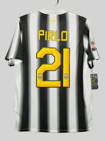 Pirlo 2011 2012 juventus shirt retro black white (3)