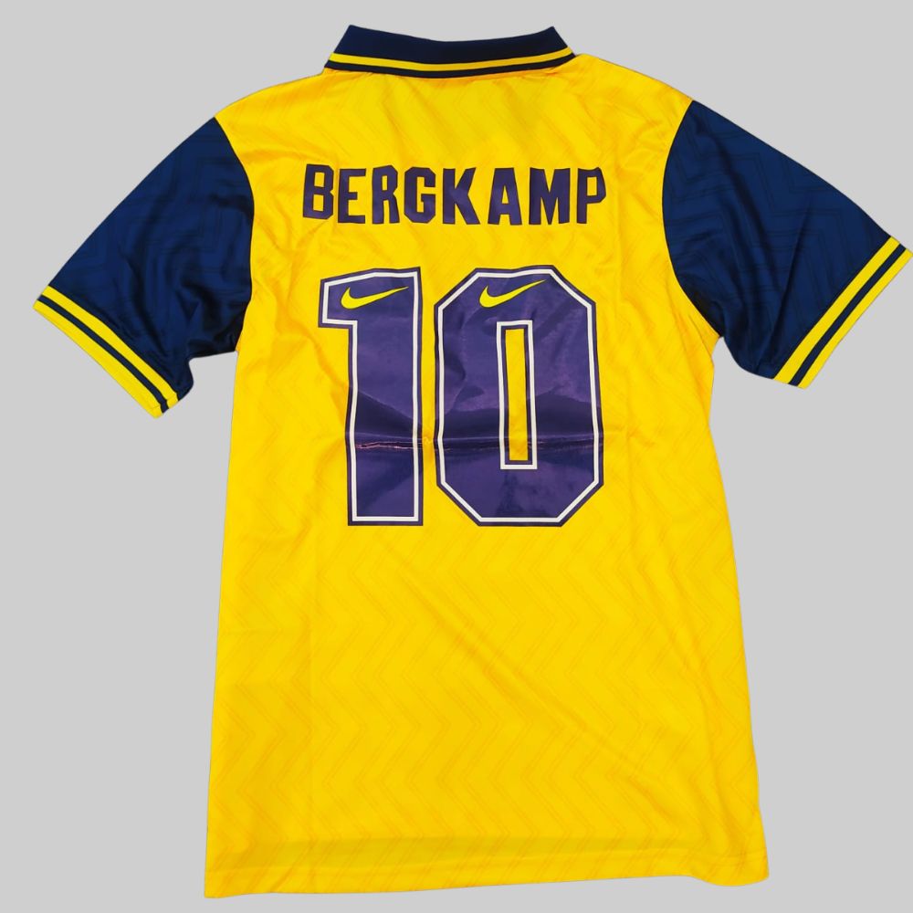 1991-1993 Arsenal Away Yellow Retro Jersey Shirt