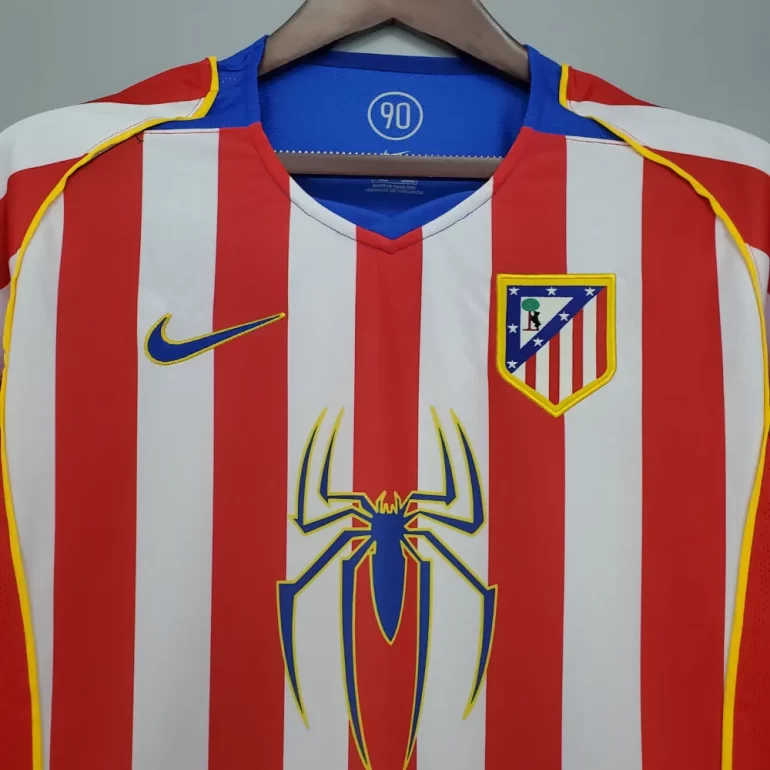 athletico madrid 2004 2005 retro vintage shirt la liga spiderman (3)