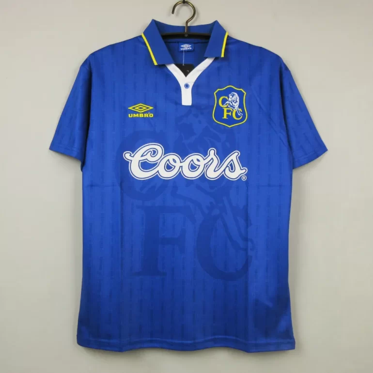 chelsea coors retro classic 1991 1993 classic home jersey cfc umbro blue home premier league gift (3)