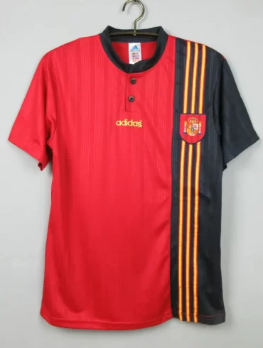 Spain 1996 Retro Home Jersey
